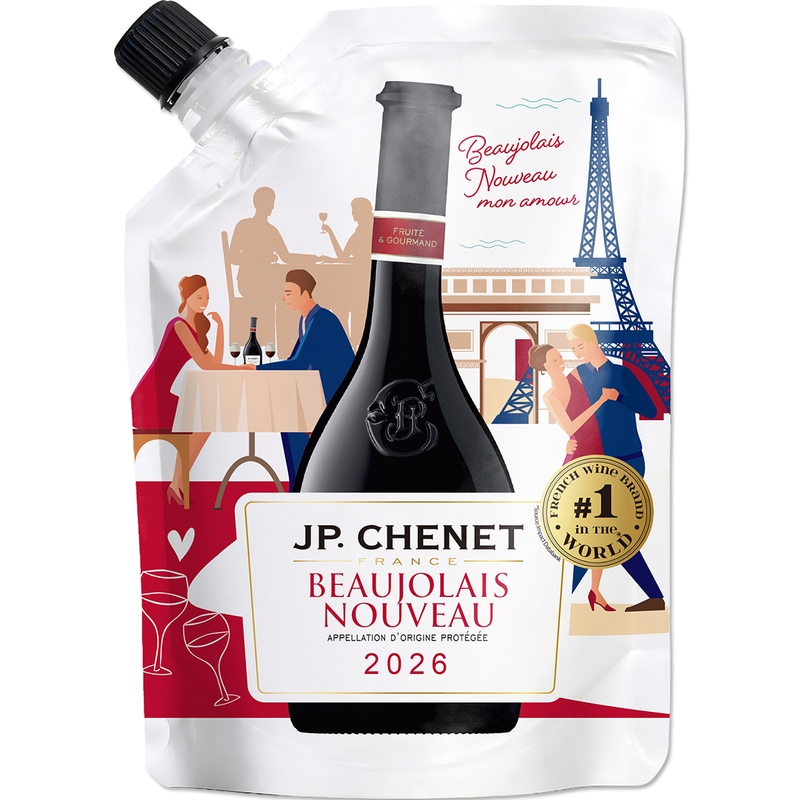 【11月19日(木)解禁日お届け予定】U 2026 ボジョレー ヌーヴォー イージーパック 187ml JP シェネ 航空便 赤ワイン 辛口 ヌーボー 新酒 ^B0JPEP26^