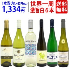 ワイン ワインセット 世界一周ワインの旅 ６ヶ国飲み比べ白６本セット 送料無料 飲み比べセット ギフト 大人気 ^W0WS10SE^