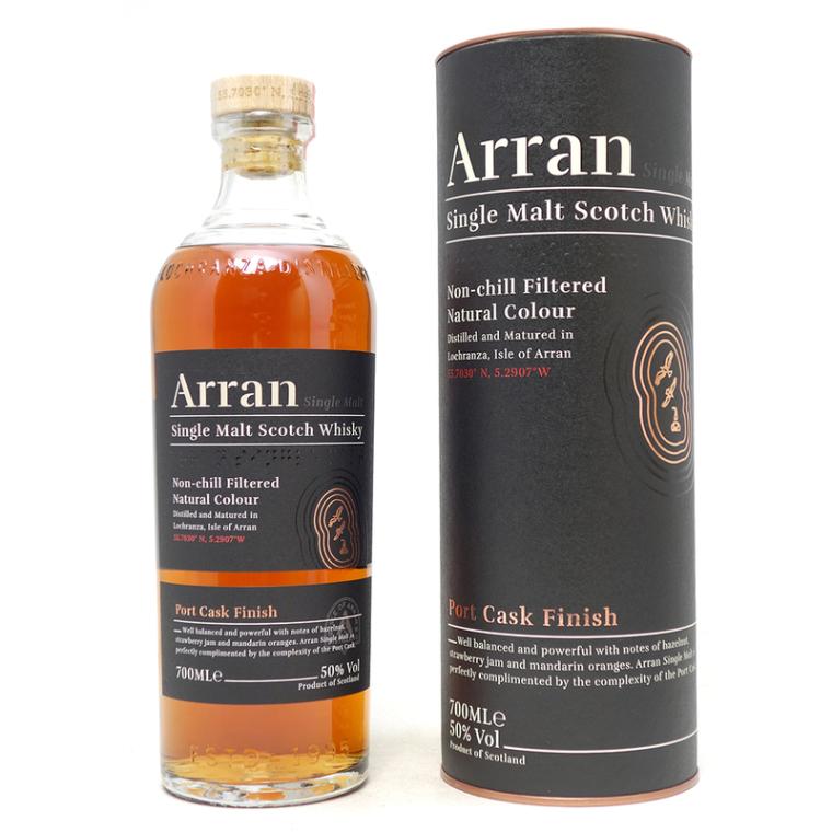 Arran シングルモルトスコッチウイスキー ポートカスク ザ アラン モルト シングル モルト ポート カスク 50度 箱付 700ml