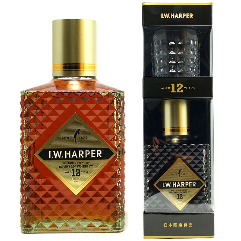 Ｉ．Ｗ．ハーパー 12年 43度 ギフトボックス 2025 オリジナルグラス付 750ml 正規品 バーボン IWハーパー ^YEIHG2JF^