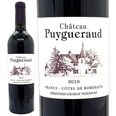 2019 シャトー ピュイゲロー 750ml フラン/コート ド ボルドー フランス 赤ワイン コク辛口 ワイン ^ANPG0119^