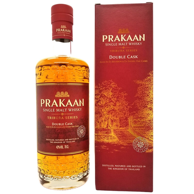 プラカーン ダブルカスク シングル モルト ウイスキー 43度 箱付 700ml 正規品 タイ産 ウイスキー (インバーハウス) ^YKPKDCJ0^