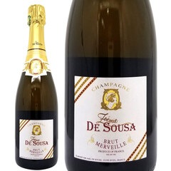 ゾエミ ド スーザ ブリュット メルヴェイユ 750ml 正規品 ド スーザ シャンパン フランス シャンパーニュ 白泡 コク辛口 ワイン ^VASZ02Z0^