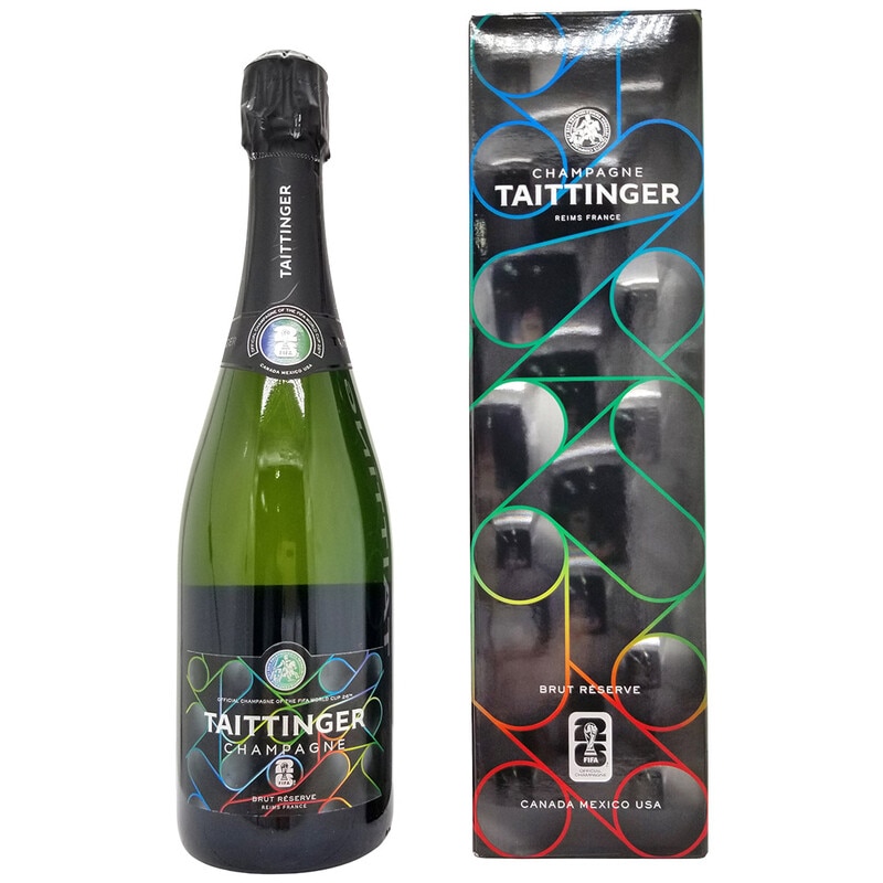テタンジェ ブリュット レゼルヴ 2026 FIFA ワールドカップ 箱付 正規品 750ml シャンパン フランス シャンパーニュ 白泡 コク辛口 ワイン ^VATX07Z0^