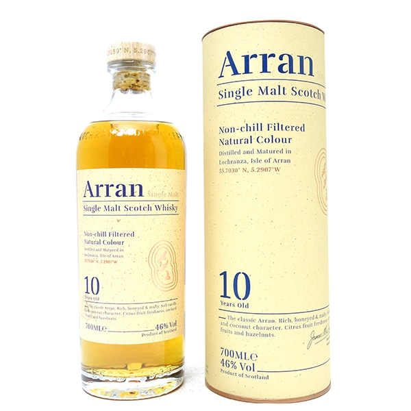 ザ アラン モルト 10年 シングルモルト 46度 箱付 700ml  スコッチウイスキー アイランズ ^YCAM10J5^