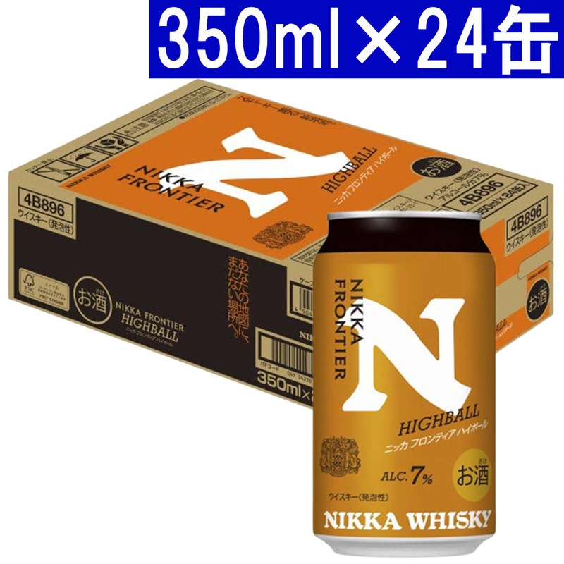 ニッカ フロンティア ハイボール缶 350ml×24缶 7度 ^YANWFB3K^