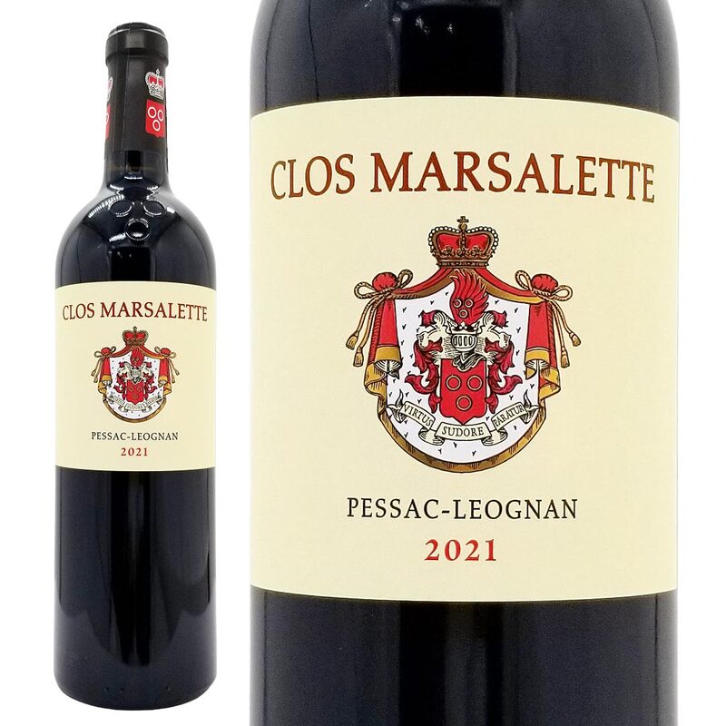 2021 クロ マルサレット ルージュ 750ml ペサック レオニャン ボルドー フランス 赤ワイン コク辛口 ^AIML0121^
