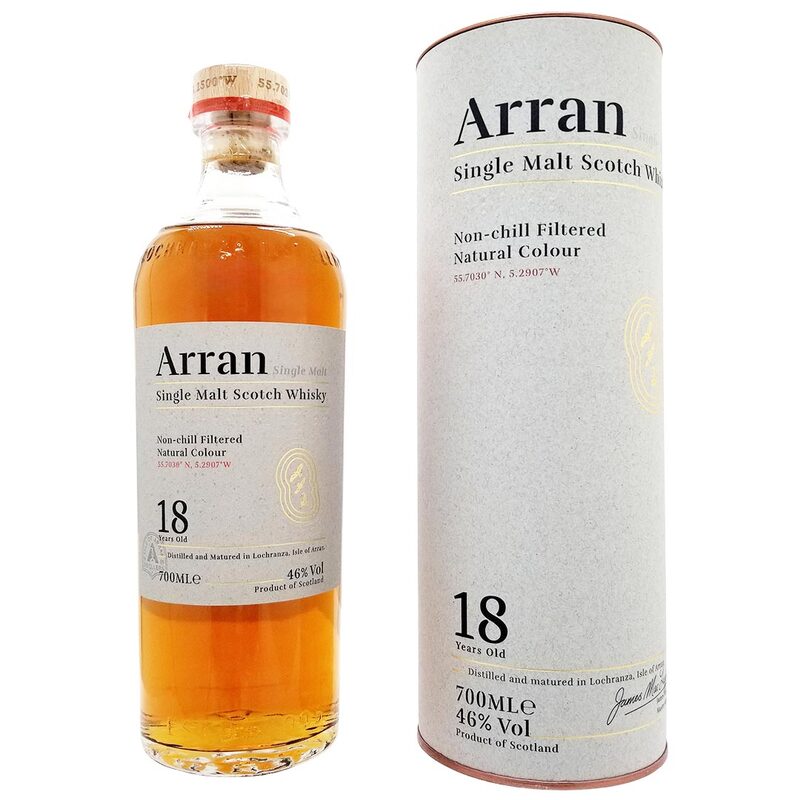 ザ アラン モルト 18年 46度 箱付 700ml 並行品 ロックランザ スコッチウイスキー アイランズ ^YCAM18J5^