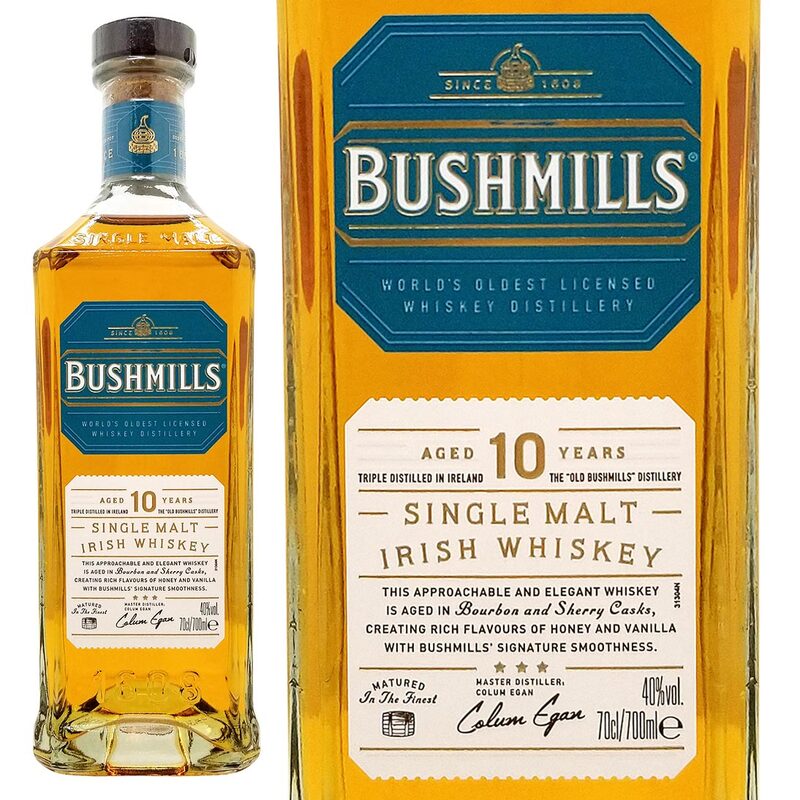 ブッシュミルズ シングルモルト 10年 40度 700ml  並行品 アイリッシュウイスキー アイルランド ^YCBM10J6^