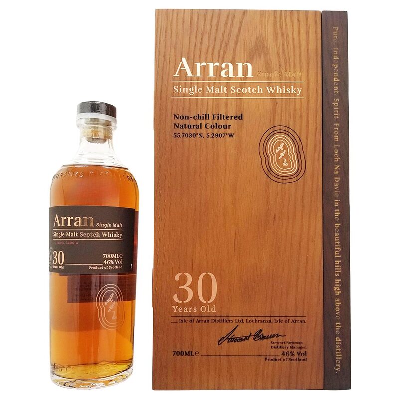 ザ アラン モルト 30年 46度 箱付 700ml 正規品 ロックランザ スコッチウイスキー アイランズ ^YCAM30J0^