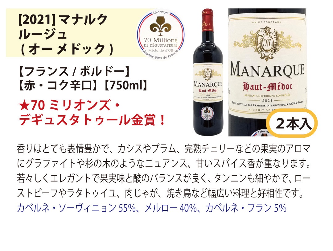 ワイン ワインセット すべて金賞フランス名産地ボルドー激旨赤１２本セット (6種類12本) 大人気 ^W0DIA3SE^