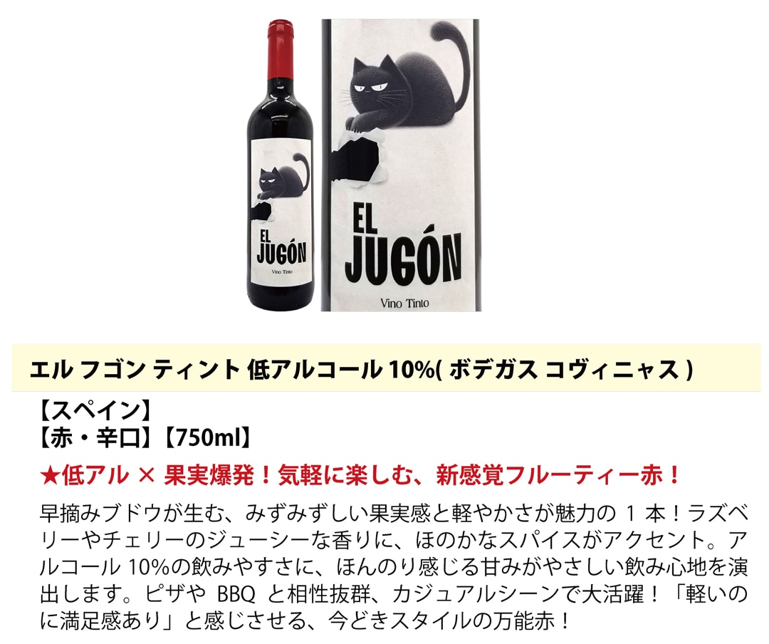ワイン ワインセット 送料無料 ちょっと軽めのアルコール10％ワイン 赤