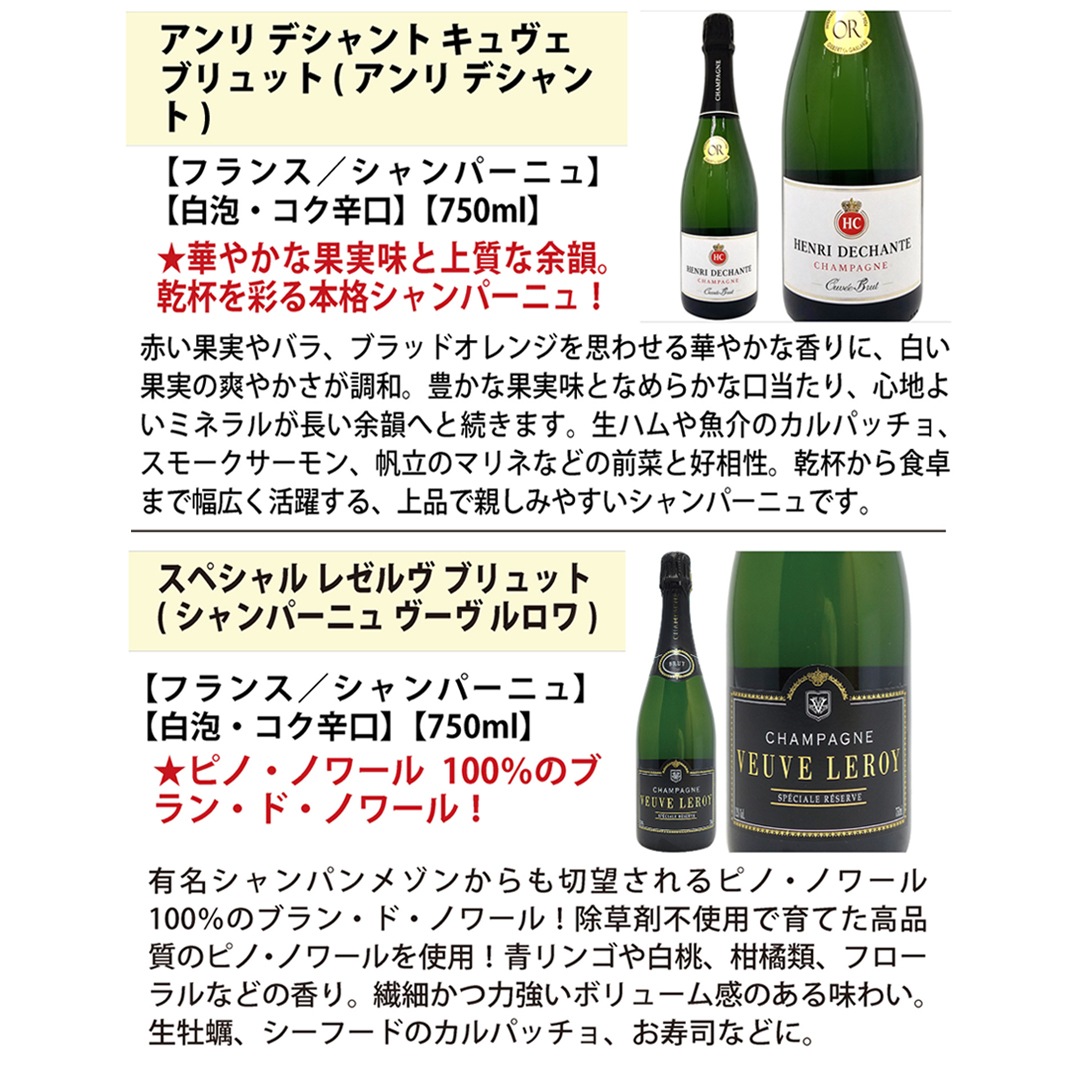 ワイン ワインセット 極上直輸入 超豪華シャンパン（フランス シャンパーニュ産）9本セット 大人気 送料無料 飲み比べセット ギフト ^W0CQ10SE^