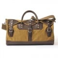 Lot5218 LEATHER &CANVAS BOSTON BAG