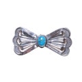 OT-P0025 BUTTERFLY PIN TURQUOISE