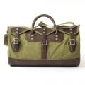 Lot5218 LEATHER &CANVAS BOSTON BAG