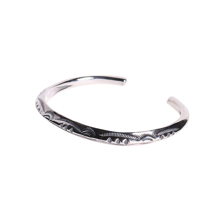 BR-0090 THIN TRIANGLE BANGLE 3POINT | LARRY SMITH,BRACELET