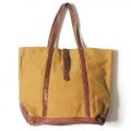 Lot 5220 LEATHER&CANVAS TOTE BAG