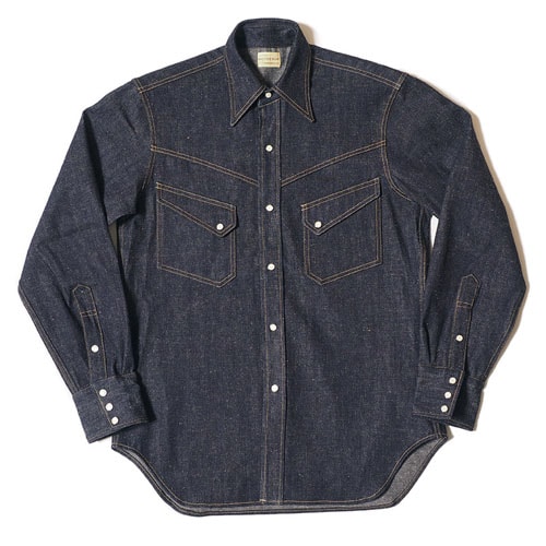Lot 3001 LONG HORN TYPE DENIM WESTERN SHIRTS | WAREHOUSE | WESTERN