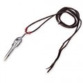 NARROW FEATHER HAND MADE SILVER/K18GOLD