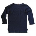 MFSC MADE IN USA NOS INDIGO WAFFLE BOATNECK T-SHIRTS
