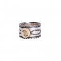 EFRG-0032 18K POINT STAMP RING