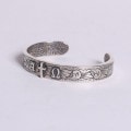 18B-BR-EGB100SS : 12x3x160mm BANGLE / CROSS & A,��