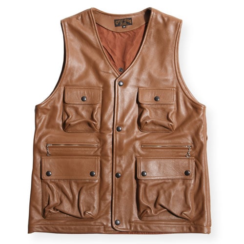 FORT MORGAN VEST | WESTRIDE,Outer,Leather | WESTERN RIVER