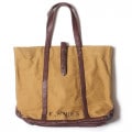Lot 5220 LEATHER&CANVAS TOTE BAG PRINT