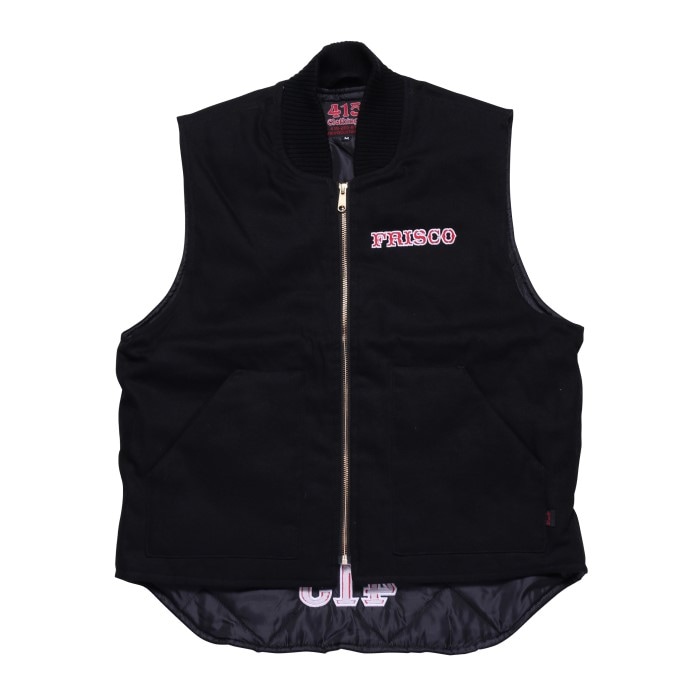 415 CLOTHING : CANVAS VEST | GARBAGE WAGON | WESTERN RIVER ONLINE