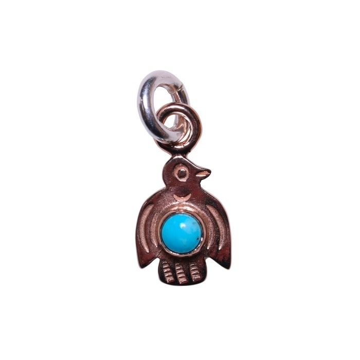 NL-0144-18KRG BABY THUNDERBIRD TURQUOISE TOP | LARRY SMITH,TOP