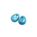 L-0008 TEARDROP TURQUOISE BEAD -S-
