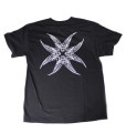 EIGHT LEGGED CROSS PINSTRIPE TEE SHIRTS