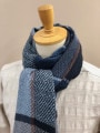 RECYCLED POLYESTER & COTTON KNITING SCARF BY V.FRAAS LOT1667 
