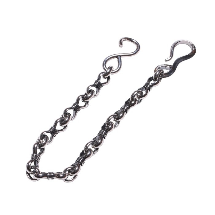 OT-0123 LUCK WALLET CHAIN, MEDIUM (SHORT) | LARRY SMITH,PINS.BEADS