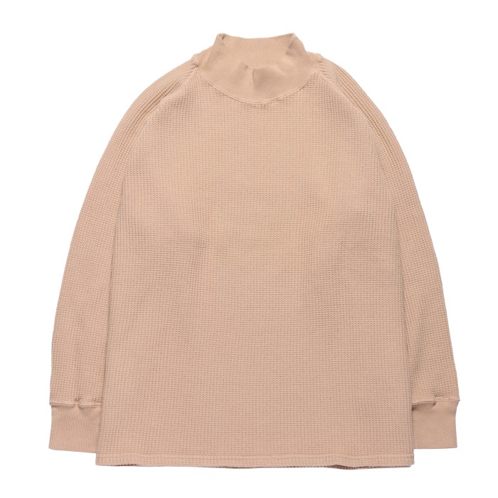 Lot 132-59002 HEAVY WAFFLE MOCK NECK LONG SLEEVE TEE | すべての