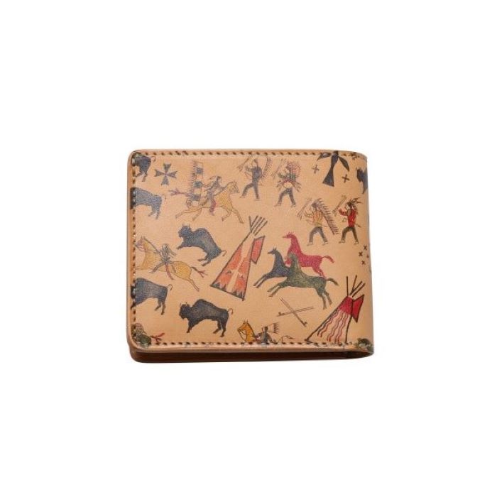 LT-0086 BILLFOLD WALLET TIPI ART | Brand | WESTERN RIVER ONLINE STORE