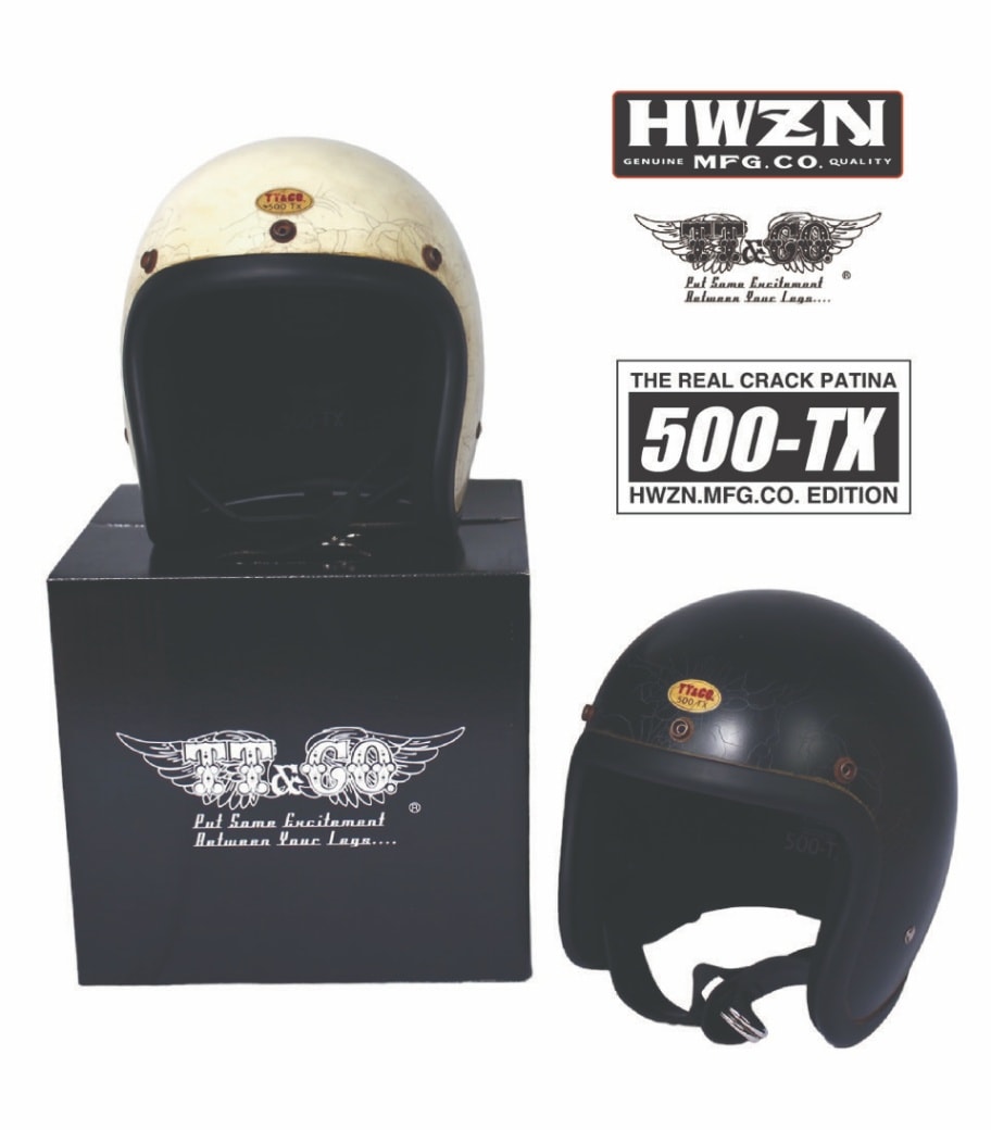 500TXタイプ　ヘルメット【装飾用】　エイジング加工 XLサイズ TT＆CO ティーティーアンドカンパニー 500-TX ファースト L/XL