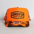 JOKERS SKATE SHOP : ORG TRUCKER HAT