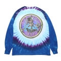LIQUID BLUE : QUEEN OF SPADE TIE-DYE L/S TEE