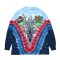 LIQUID BLUE : MOTO SAM TIE-DYE L/S TEE