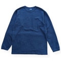 Lot 58001IND HEAVY WEIGHT LONG SLEEVE TEE INDIGO DYE