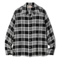 Lot No. SC29378 / RAYON DOBBY CHECK OPEN SHIRT