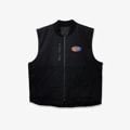 OVAL LOGO DUCK & QUILTING 2WAY WORK VEST