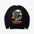 3D EAGLE GRAPHIC CREW NECK SWEAT