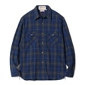 SC29397 / FICTION ROMANCE 5.5oz. INDIGO CHECK WORK SHIRT