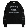 NGT BORDER SLEEVE SWEATER