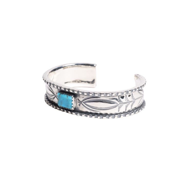 BR-0196 BENTED EDGE BRACELET (TURQUOISE) | LARRY SMITH,BRACELET