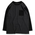 TWO TONE VINTAGE POCKET LONG TEE