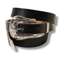 CHROMEXCELWESTERNBUCKLENARROWBELT#2